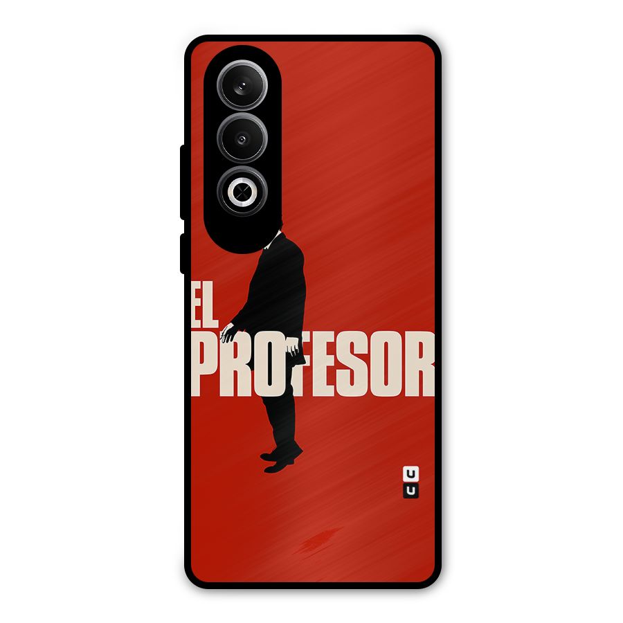 El Profesor Minimalist Metal Back Case for OnePlus Nord CE4