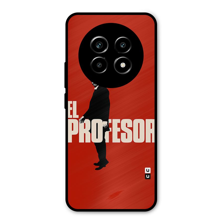 El Profesor Minimalist Metal Back Case for Realme 13 Pro