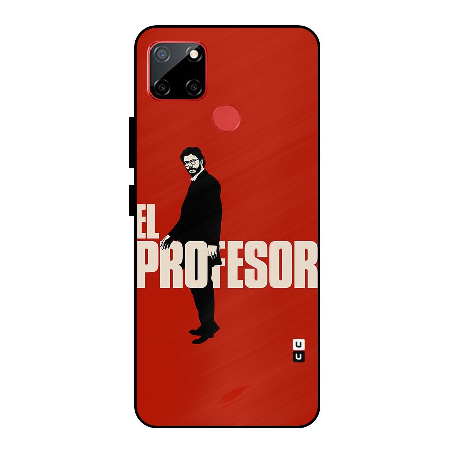 El Profesor Minimalist Metal Back Case for Realme C12
