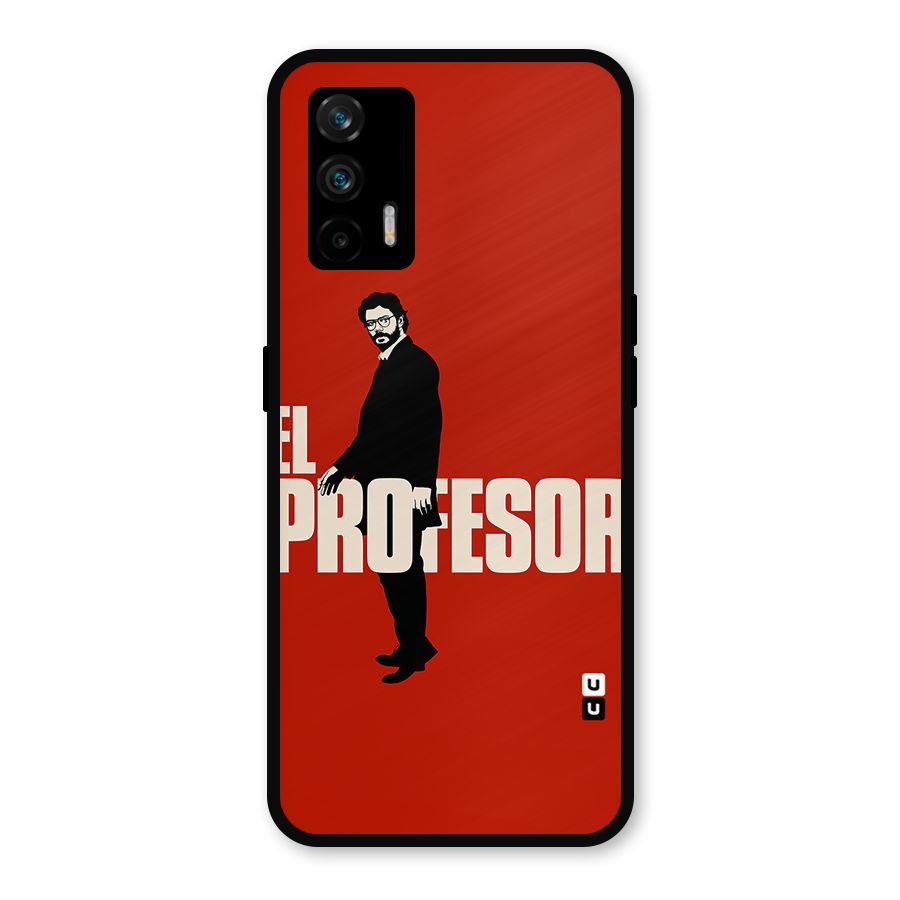 El Profesor Minimalist Metal Back Case for Realme GT 5G