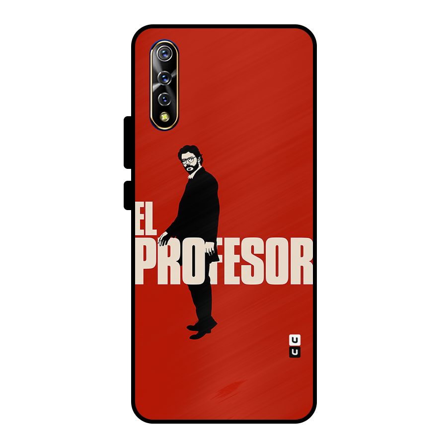 El Profesor Minimalist Metal Back Case for Vivo S1