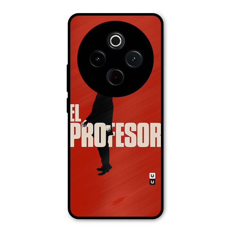 El Profesor Minimalist Metal Back Case for Vivo T4