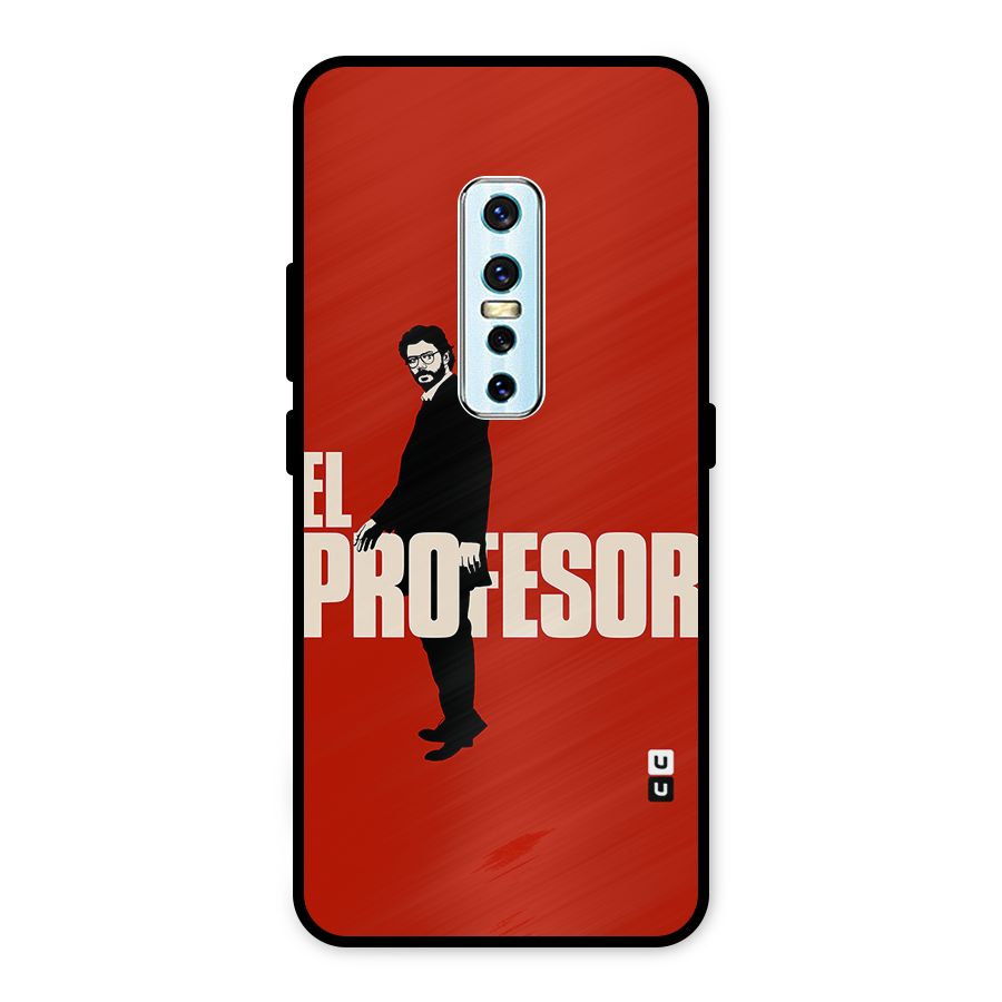 El Profesor Minimalist Metal Back Case for Vivo V17 Pro