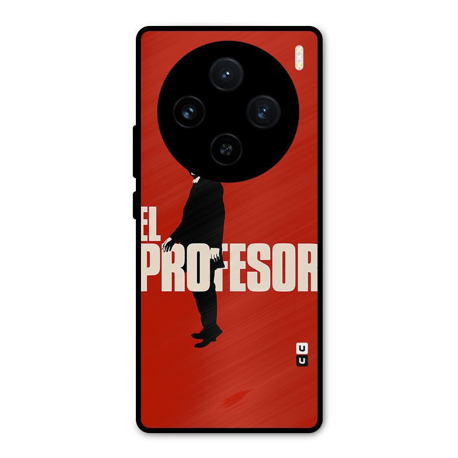 El Profesor Minimalist Metal Back Case for Vivo X100
