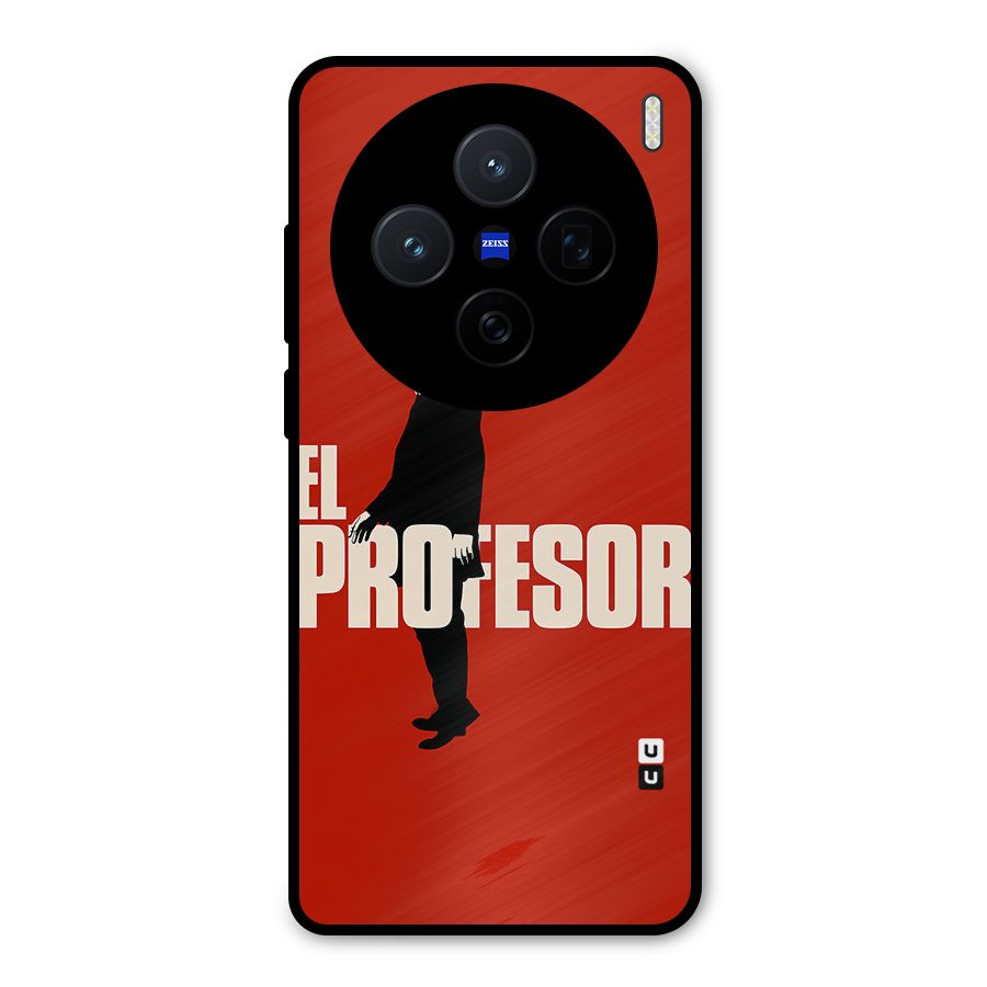 El Profesor Minimalist Metal Back Case for Vivo X200