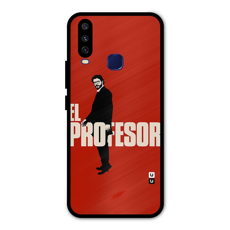El Profesor Minimalist Metal Back Case for Vivo Y15