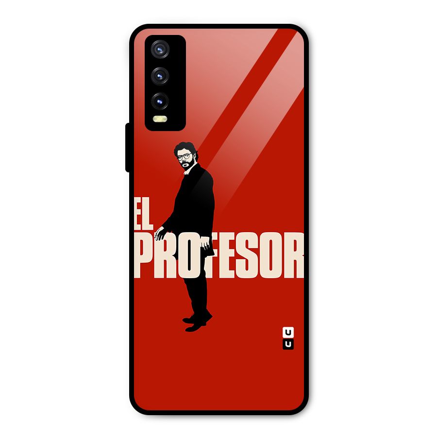 El Profesor Minimalist Metal Back Case for Vivo Y20