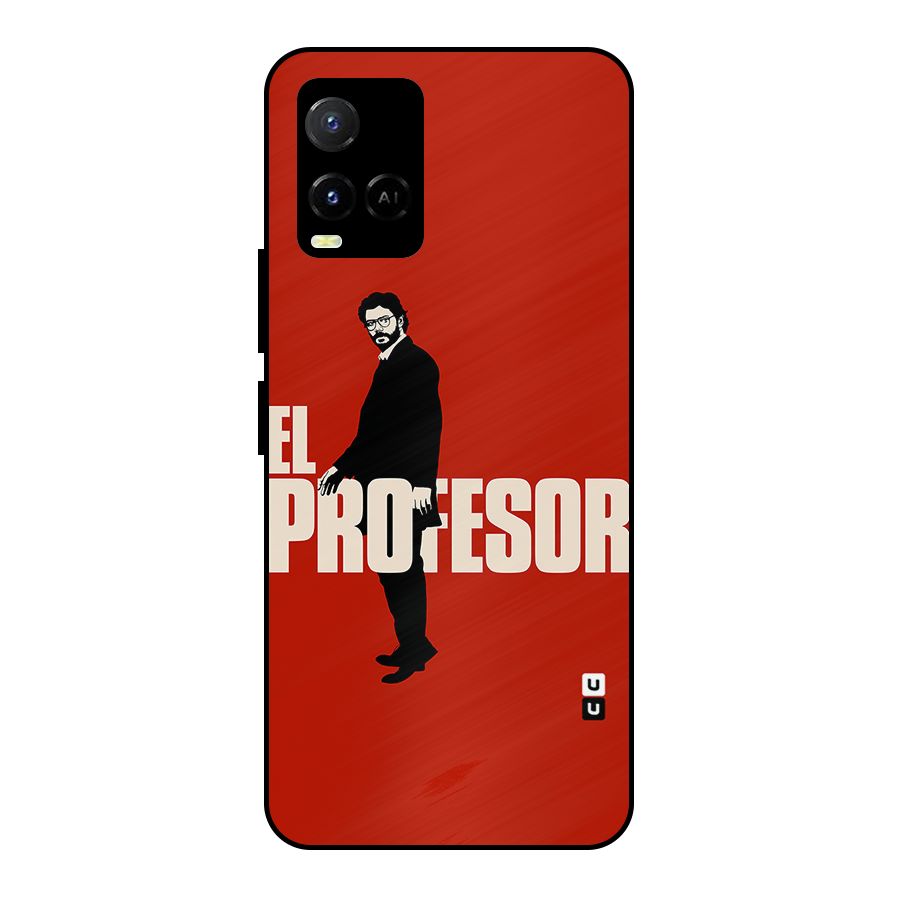 El Profesor Minimalist Metal Back Case for Vivo Y21T