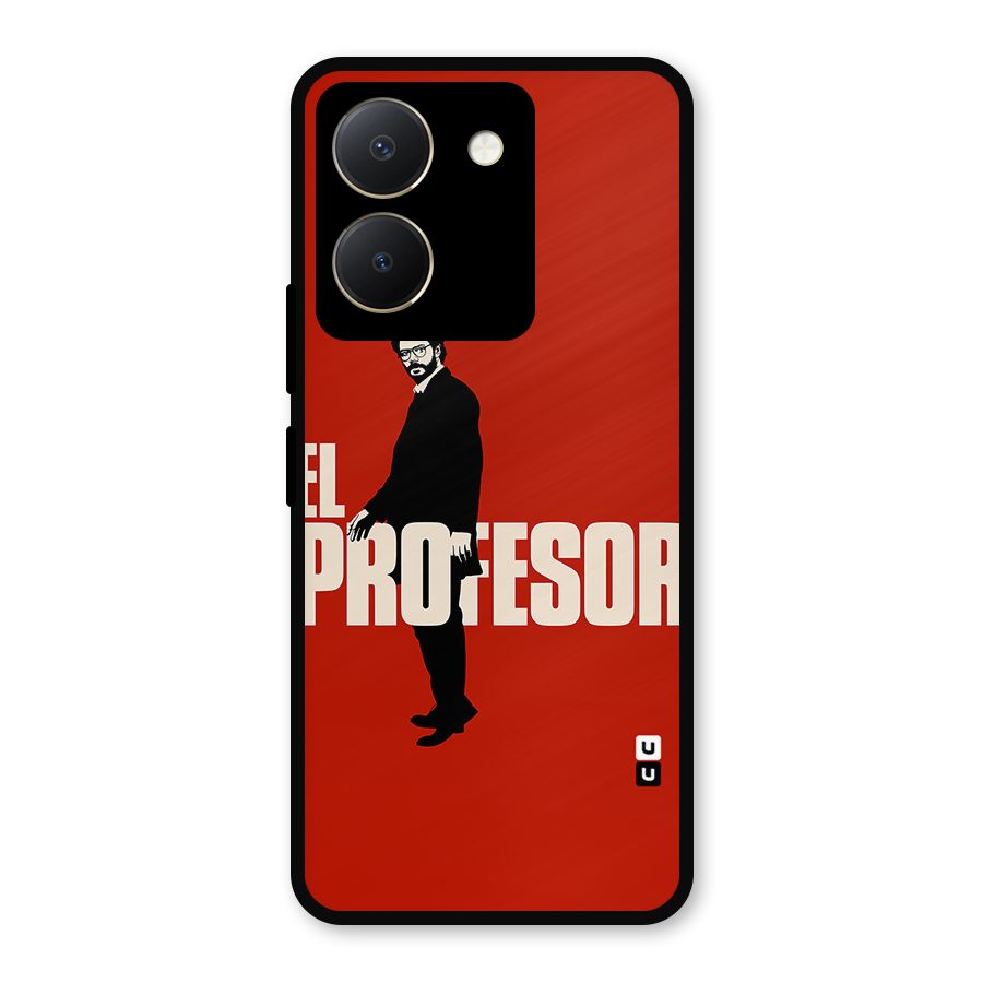 El Profesor Minimalist Metal Back Case for Vivo Y36