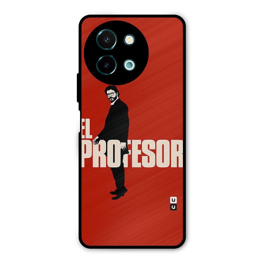 El Profesor Minimalist Metal Back Case for Vivo Y58