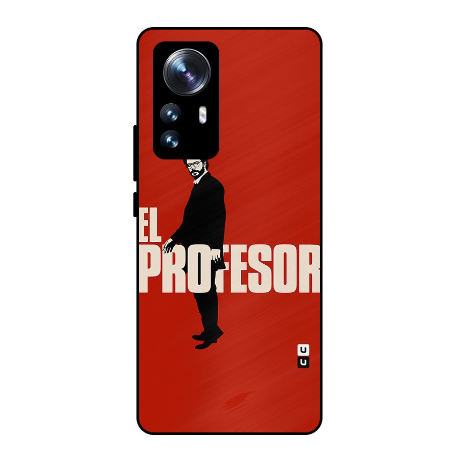 El Profesor Minimalist Metal Back Case for Xiaomi 12 Pro