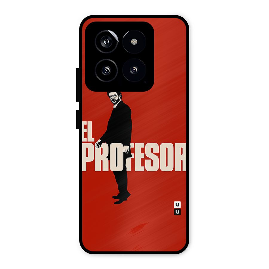 El Profesor Minimalist Metal Back Case for Xiaomi 14