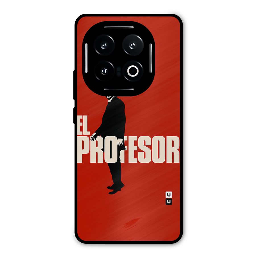 El Profesor Minimalist Metal Back Case for iQOO 13