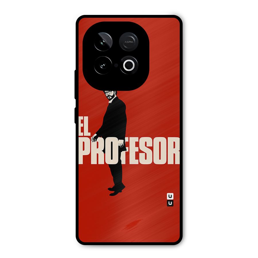 El Profesor Minimalist Metal Back Case for iQOO Neo 10