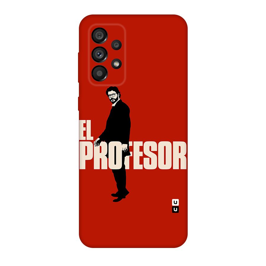 El Profesor Minimalist Original Polycarbonate Back Case for Galaxy A73 5G