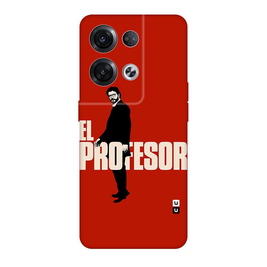 El Profesor Minimalist Original Polycarbonate Back Case for Oppo Reno8 Pro 5G