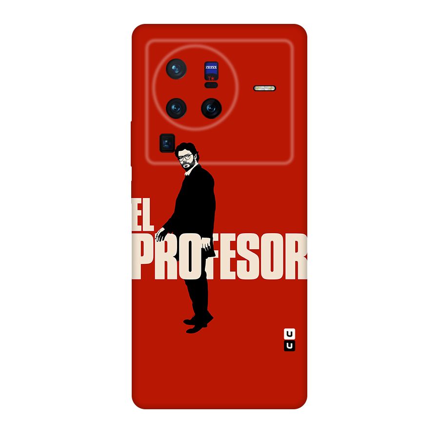 El Profesor Minimalist Original Polycarbonate Back Case for Vivo X80