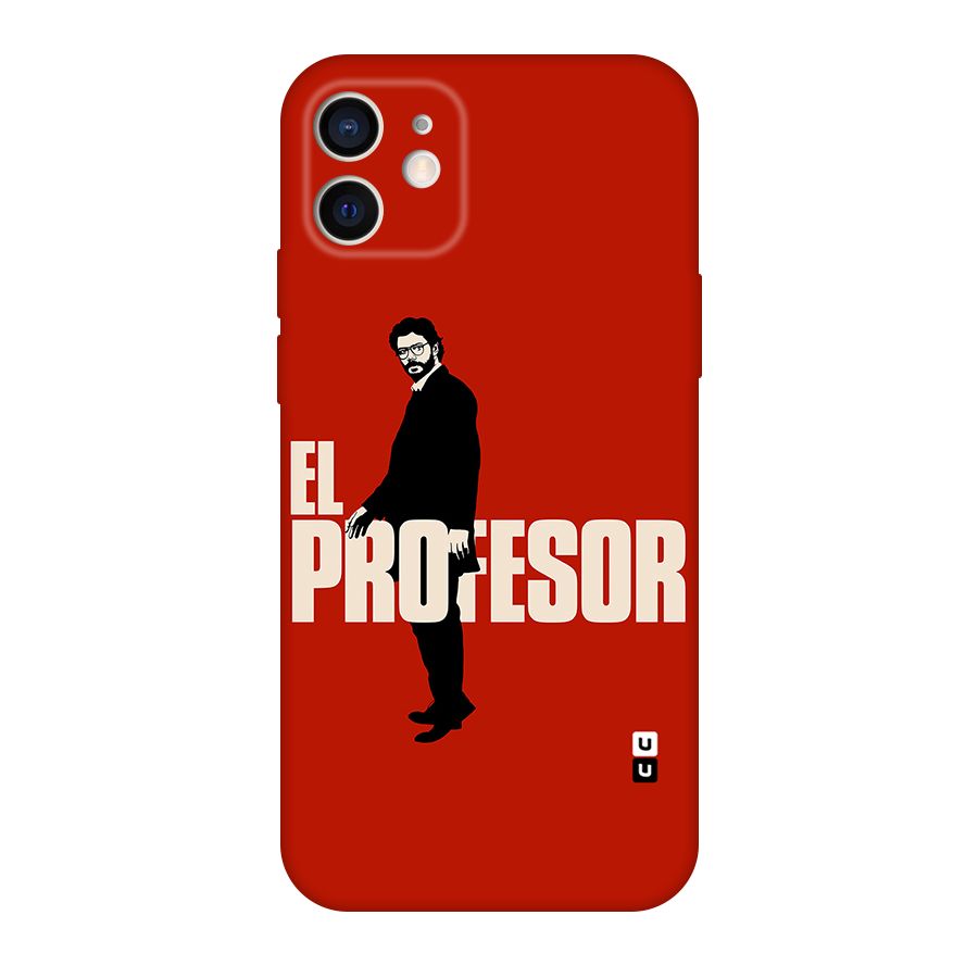 El Profesor Minimalist Original Polycarbonate Back Case for iPhone 12