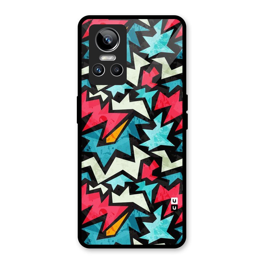 Electric Color Design Glass Back Case for Realme GT Neo 3