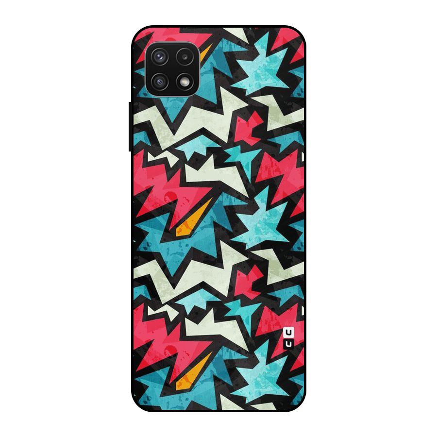 Electric Color Design Metal Back Case for Galaxy A22 5G