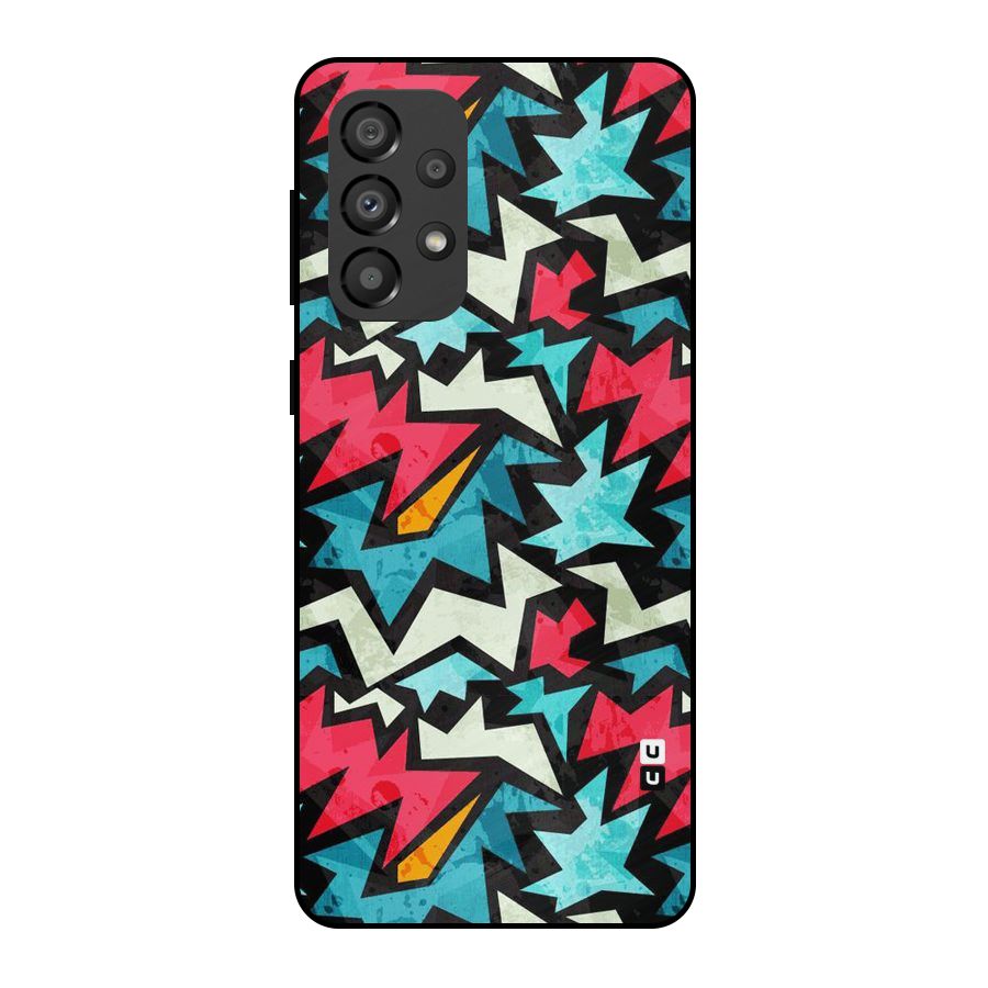 Electric Color Design Metal Back Case for Galaxy A33 5G