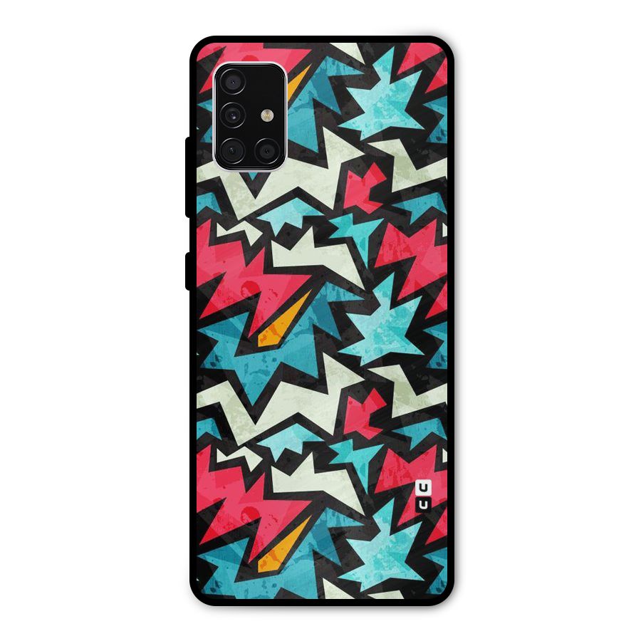 Electric Color Design Metal Back Case for Galaxy A51