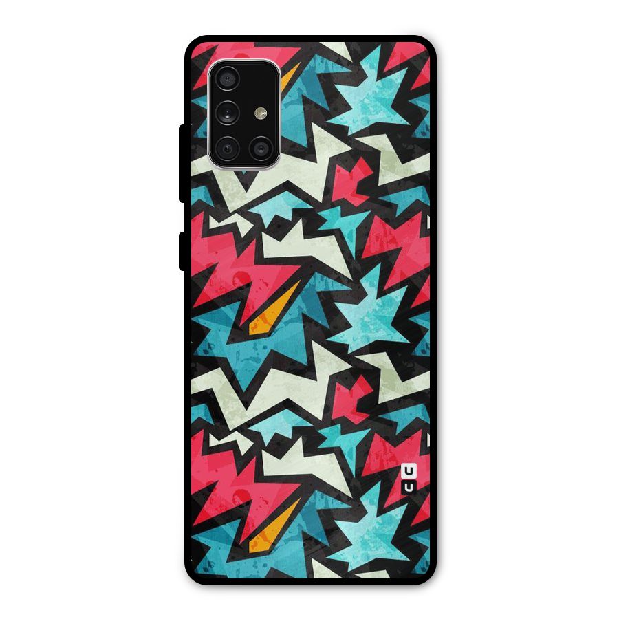 Electric Color Design Metal Back Case for Galaxy A71