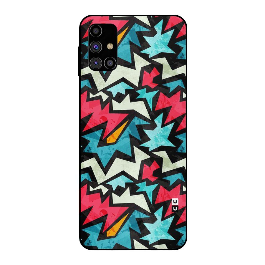 Electric Color Design Metal Back Case for Galaxy M31s