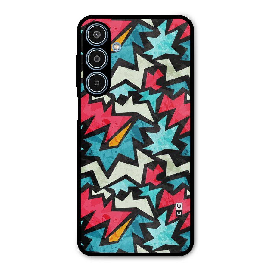 Electric Color Design Metal Back Case for Galaxy M35