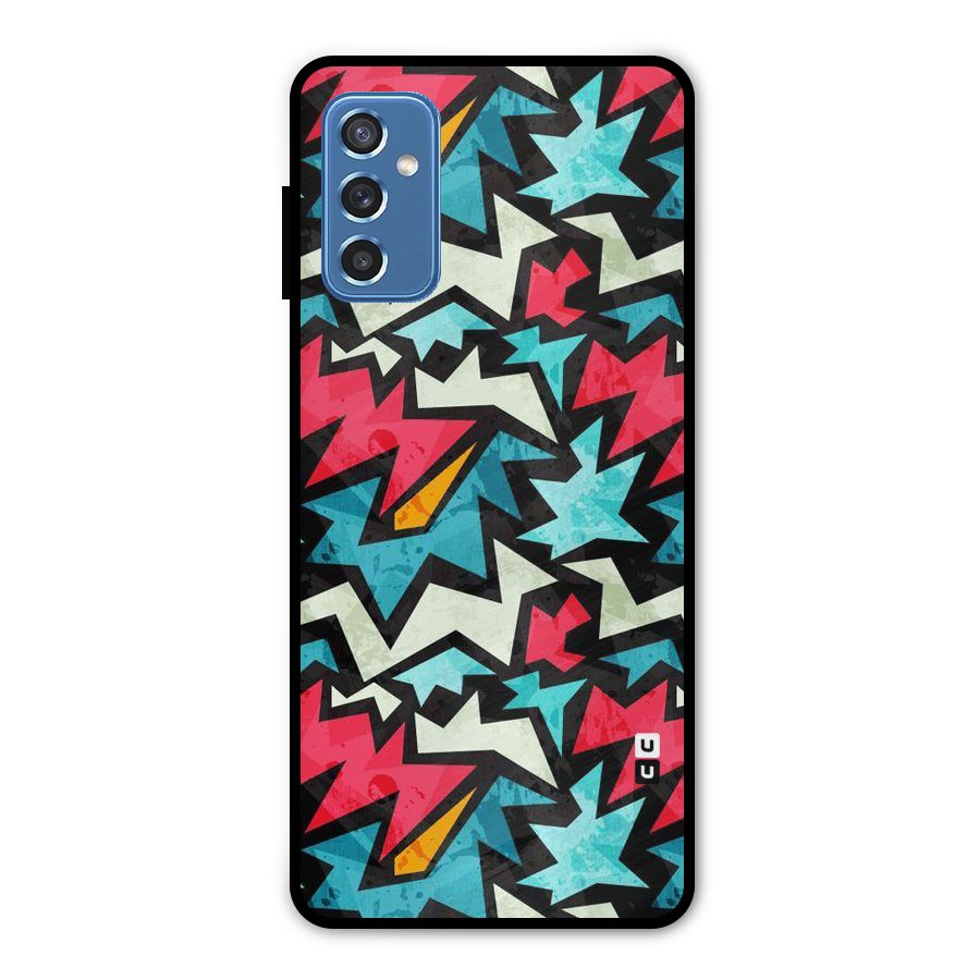 Electric Color Design Metal Back Case for Galaxy M52 5G