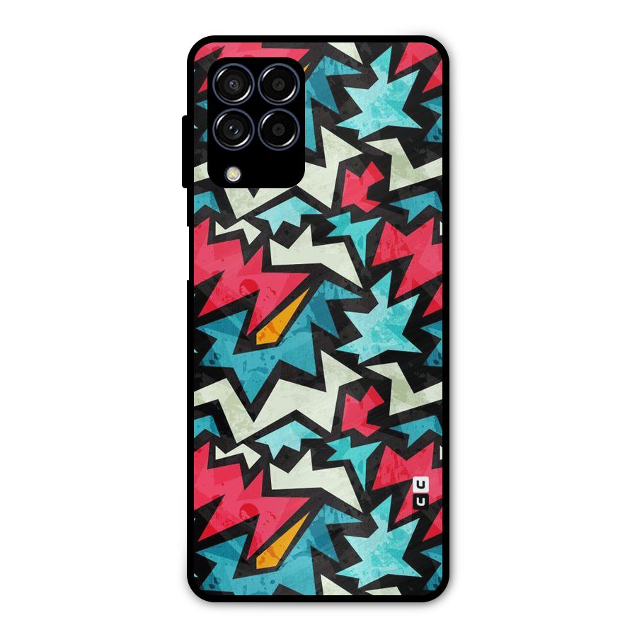 Electric Color Design Metal Back Case for Galaxy M53 5G