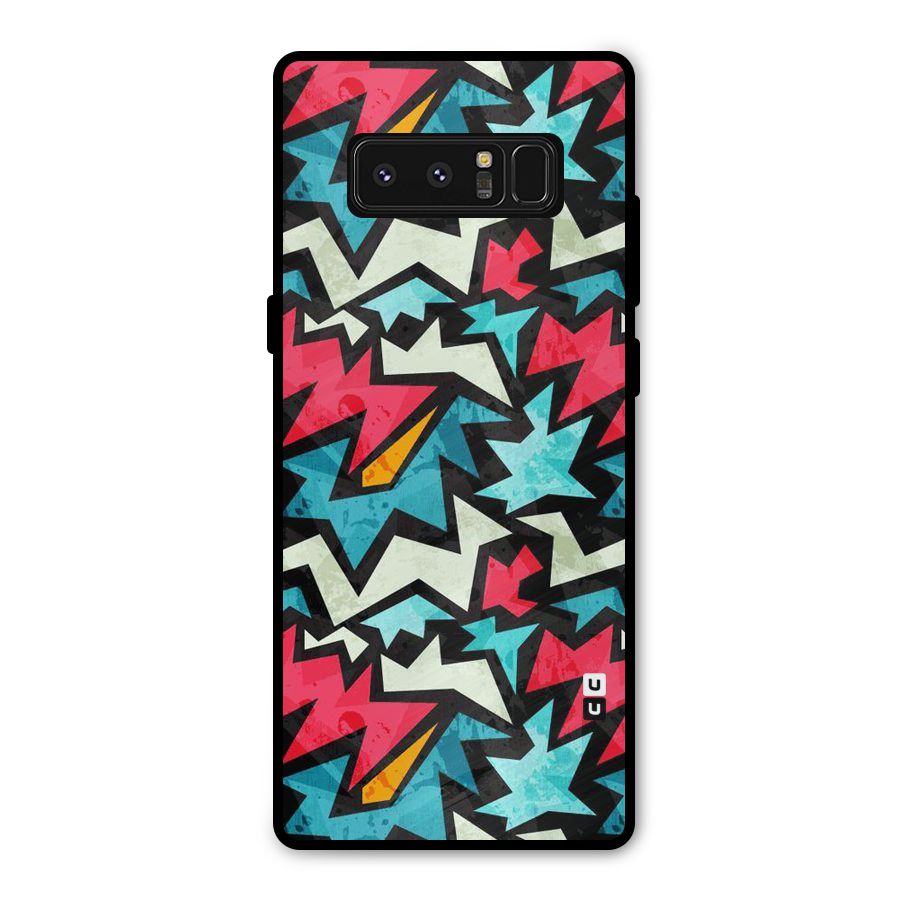 Electric Color Design Metal Back Case for Galaxy Note 8