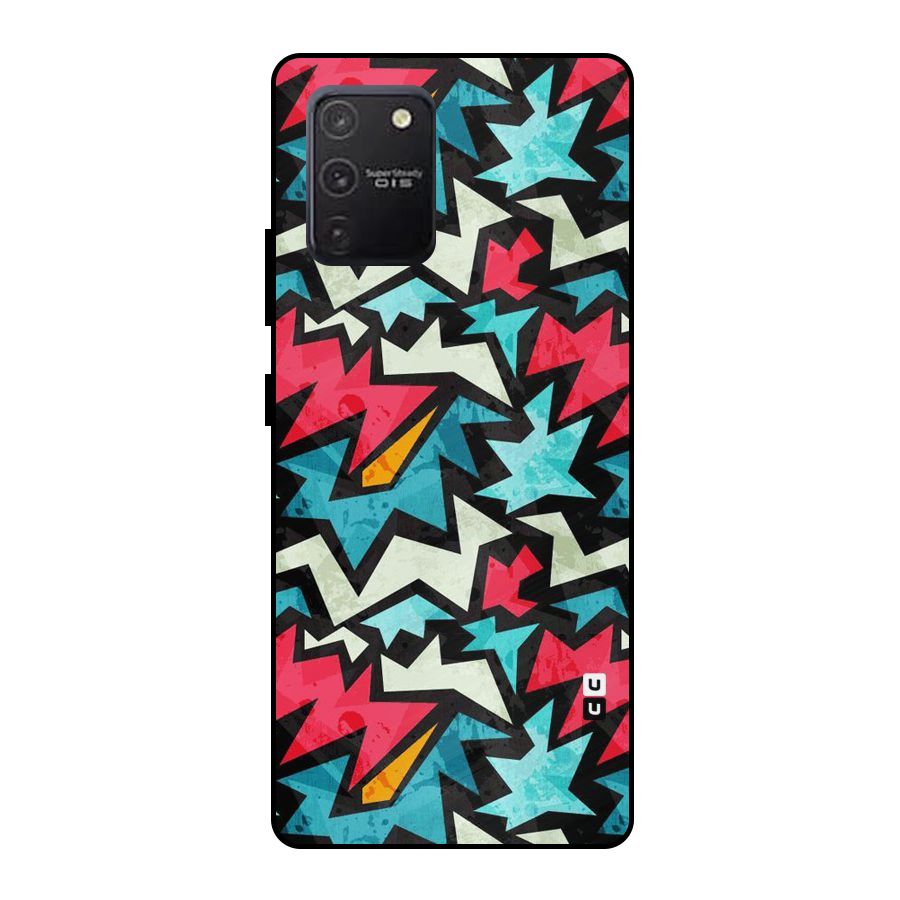 Electric Color Design Metal Back Case for Galaxy S10 Lite
