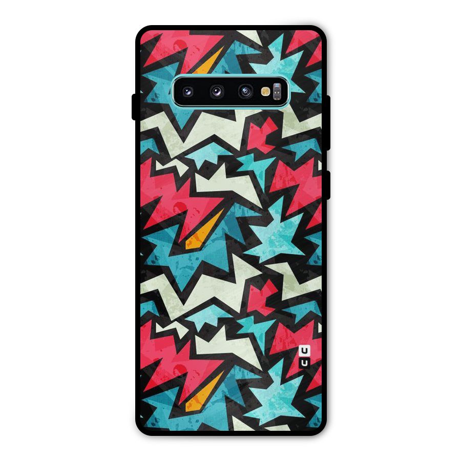 Electric Color Design Metal Back Case for Galaxy S10 Plus