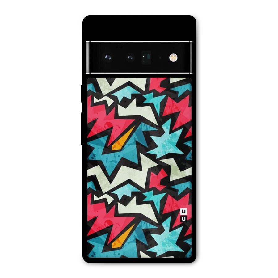Electric Color Design Metal Back Case for Google Pixel 6 Pro