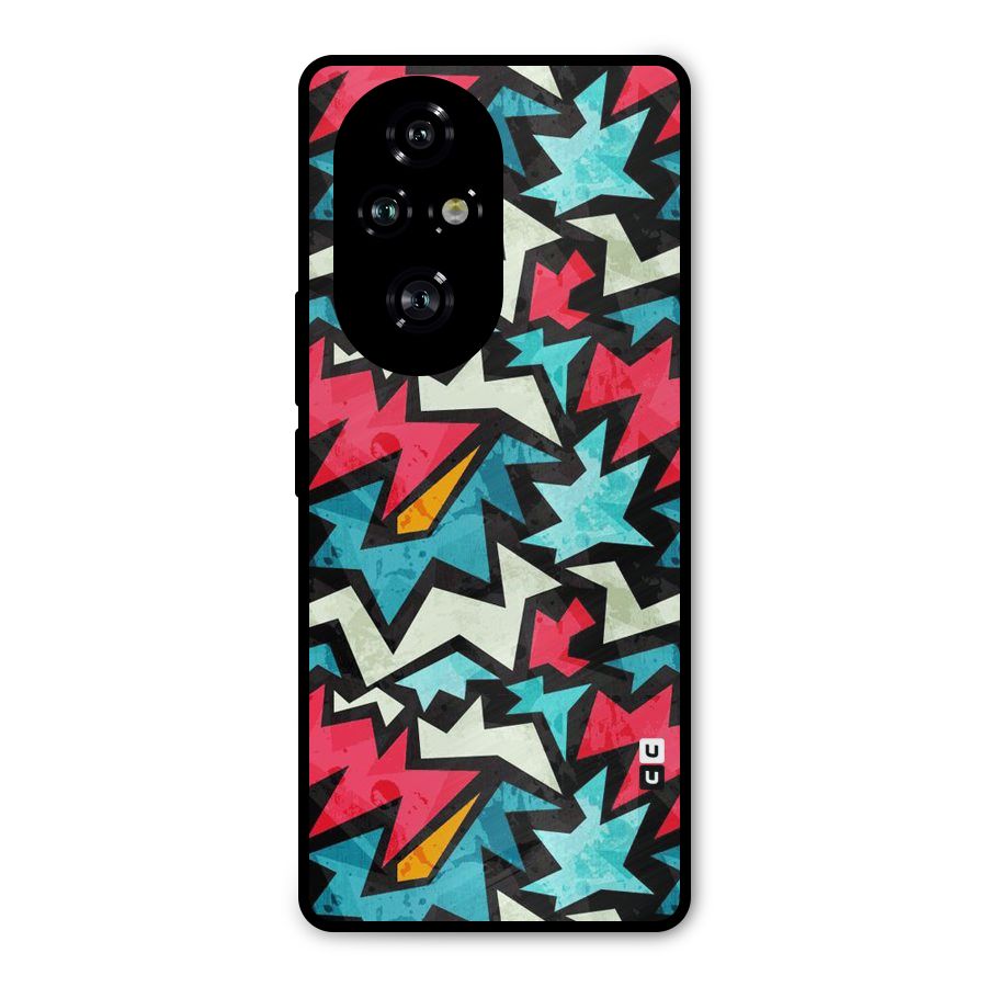 Electric Color Design Metal Back Case for Honor 200 Pro