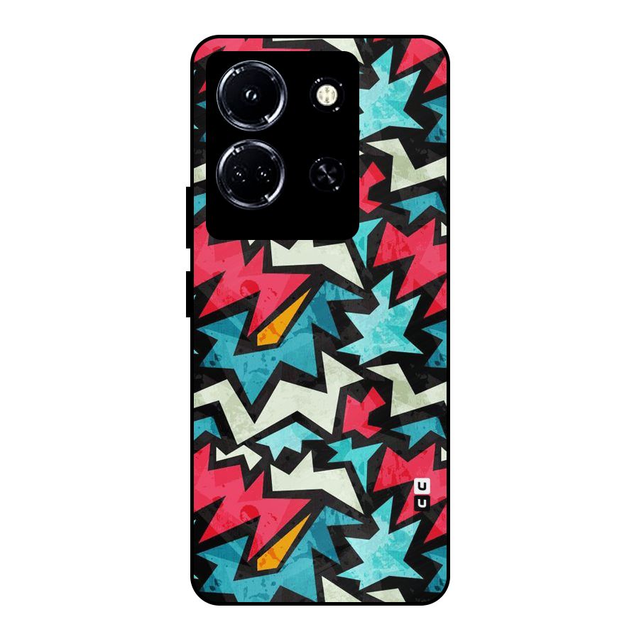 Electric Color Design Metal Back Case for Infinix Note 30 5G