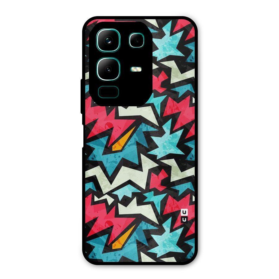 Electric Color Design Metal Back Case for Infinix Note 50x