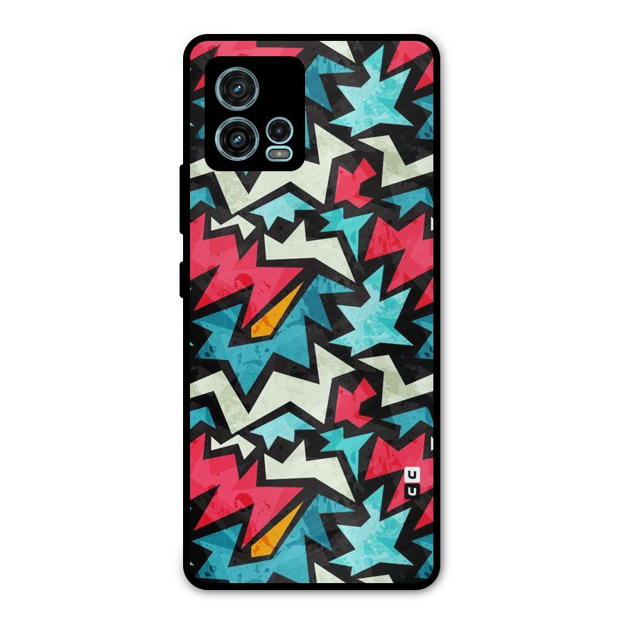 Electric Color Design Metal Back Case for Moto G72