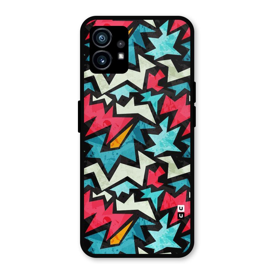 Electric Color Design Metal Back Case for Nothing Phone 1