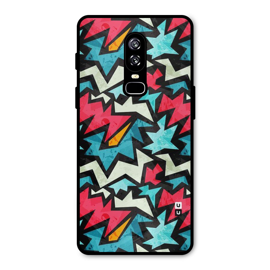 Electric Color Design Metal Back Case for OnePlus 6