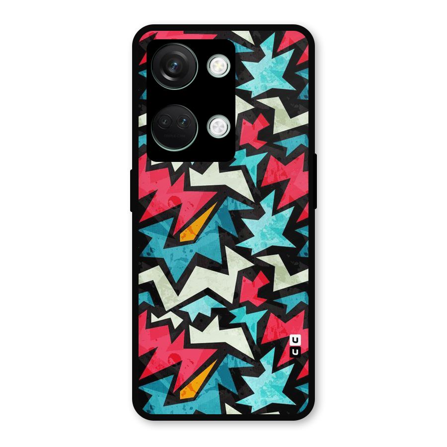 Electric Color Design Metal Back Case for OnePlus Nord 3
