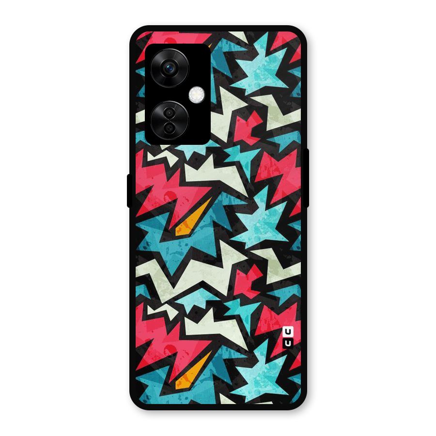 Electric Color Design Metal Back Case for OnePlus Nord CE 3 Lite