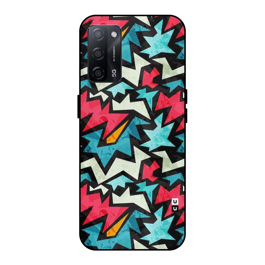 Electric Color Design Metal Back Case for Oppo A53s 5G