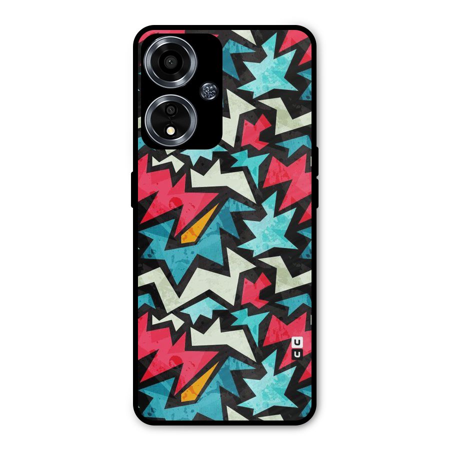 Electric Color Design Metal Back Case for Oppo A59