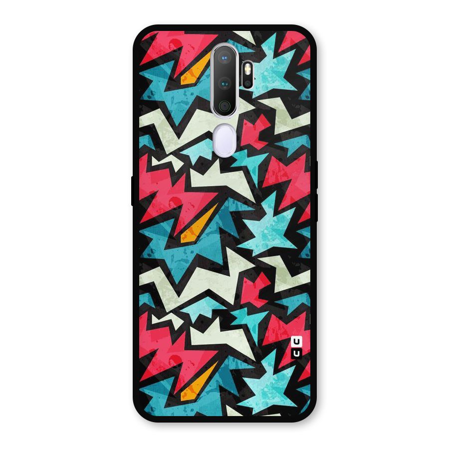 Electric Color Design Metal Back Case for Oppo A9 (2020)