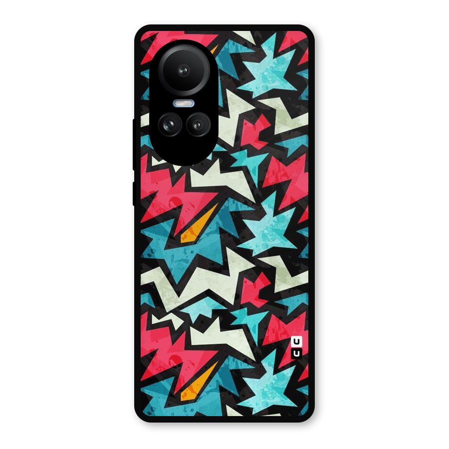Electric Color Design Metal Back Case for Oppo Reno10