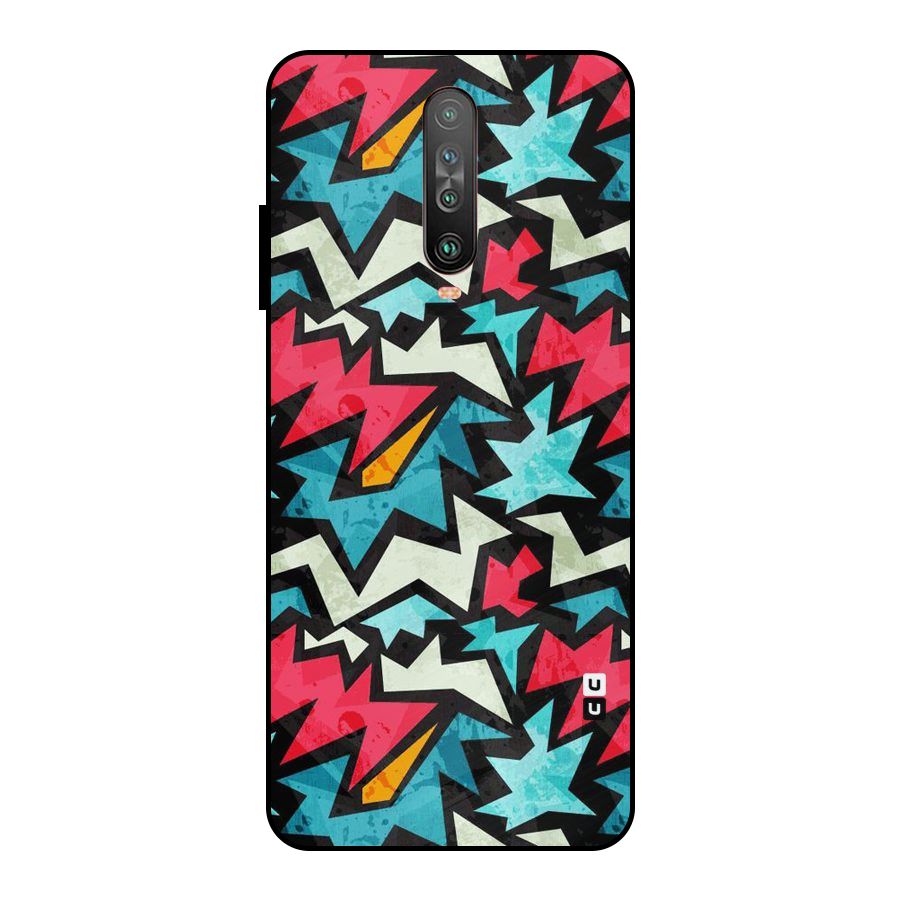 Electric Color Design Metal Back Case for Poco X2