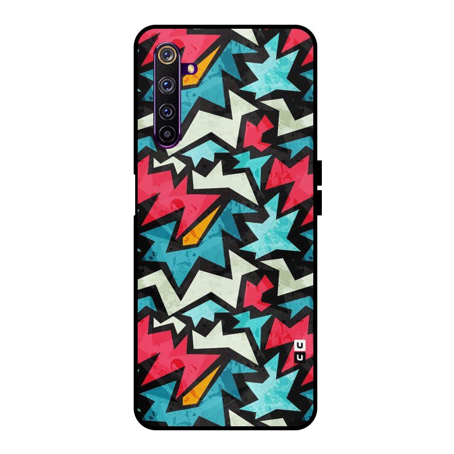 Electric Color Design Metal Back Case for Realme 6 Pro