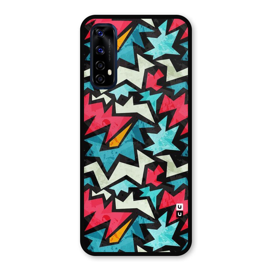 Electric Color Design Metal Back Case for Realme 7